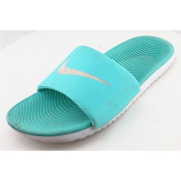 Nike Slides Blue Synthetic Women Shoes Size EUR 40.5 Medium - Picture 1 of 6